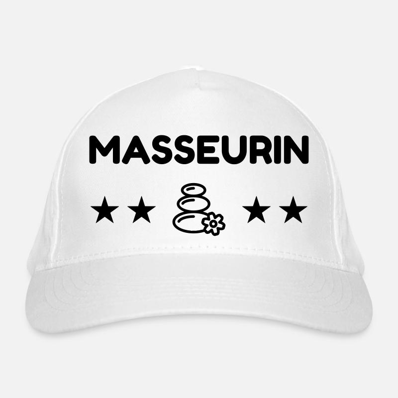 Massage / Masseur / Masseuse / Métier / Job Casquette classique bio
