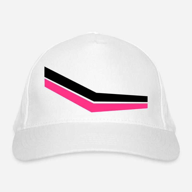 streifen Bio-Baseballkappe