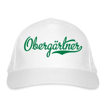gärtner - Bio-Baseballkappe - Weiß - Vorne