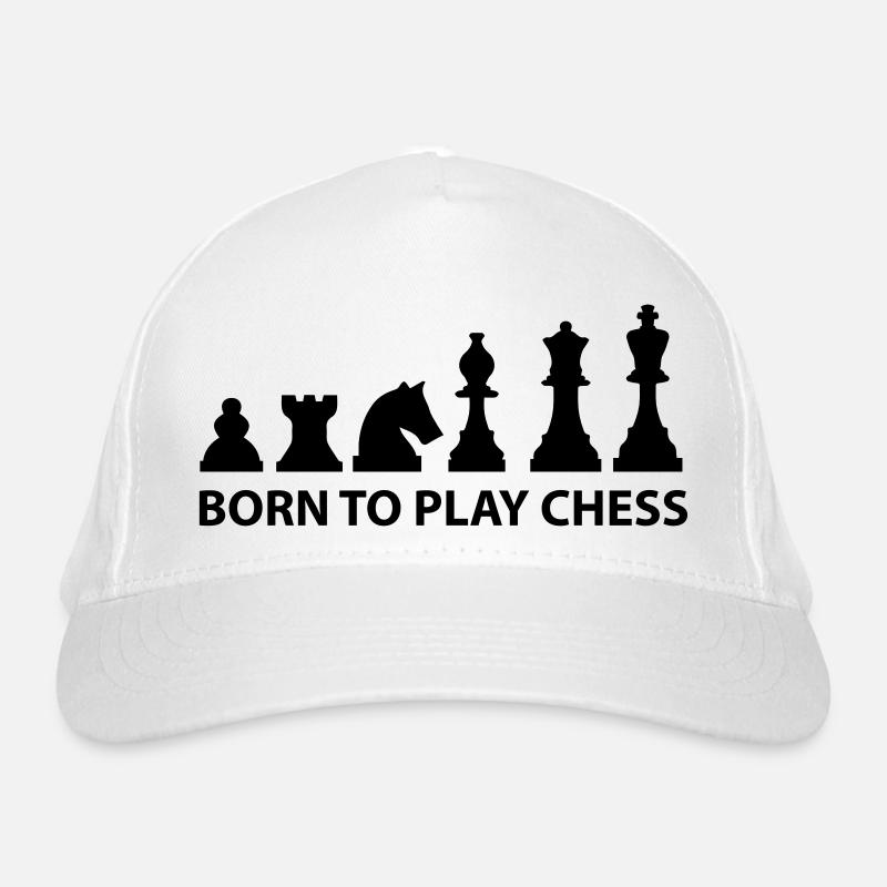 born to play chess Organic Baseball Cap