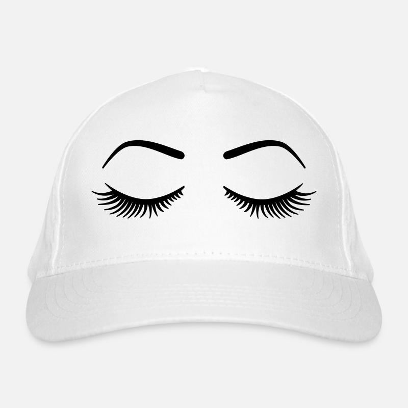 Wimpern Bio-Baseballkappe