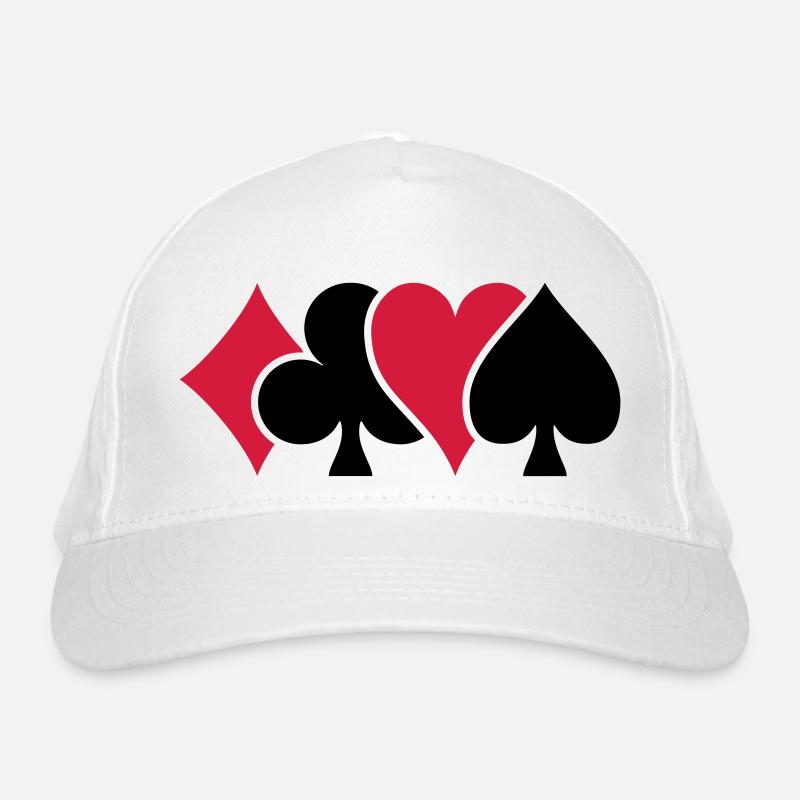 Playing Card Suits Organic Baseball Cap