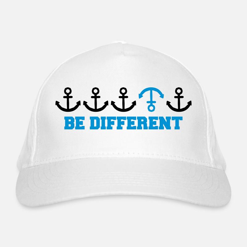 texte soit différent différent motif de ligne ancre beaucoup Casquette classique bio