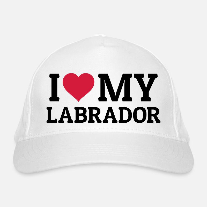 I love my Labrador Bio-Baseballkappe