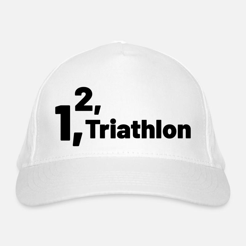 1 2 Triathlon Bio-Baseballkappe