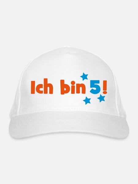 5 - Casquette classique bio - blanc - Devant
