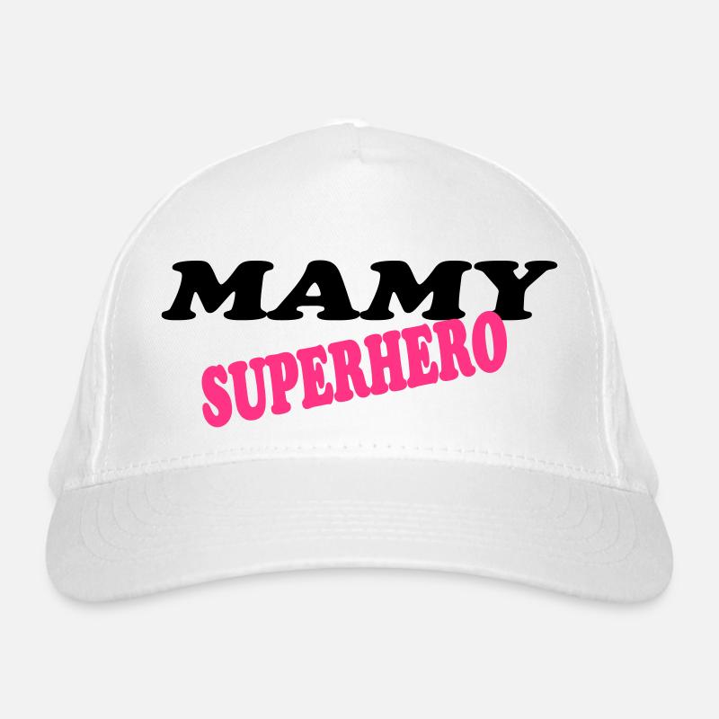 Mamy superhero Organic Baseball Cap