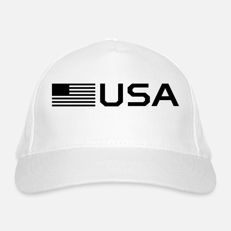 Usa Flagge Bio-Baseballkappe