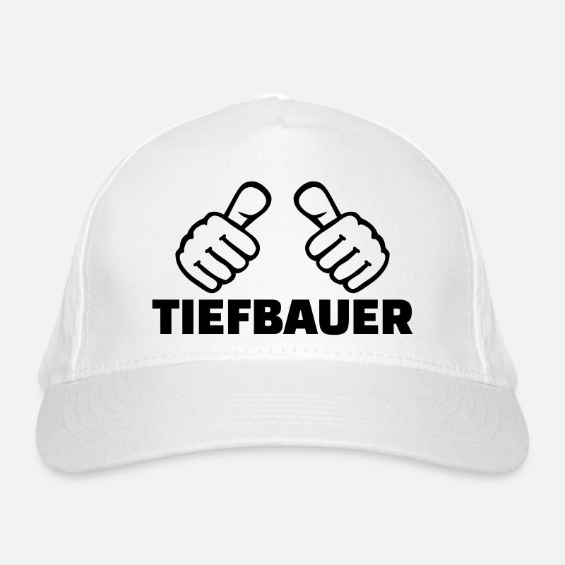 Tiefbauer Bio-Baseballkappe