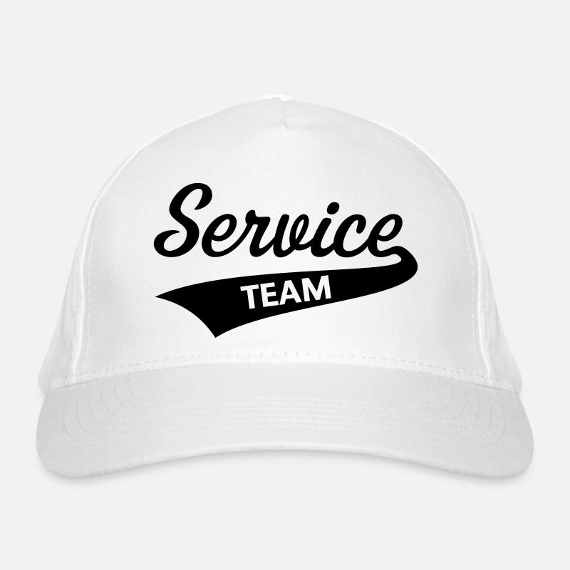 Service Team (Workwear / Black) Organic Baseball Cap