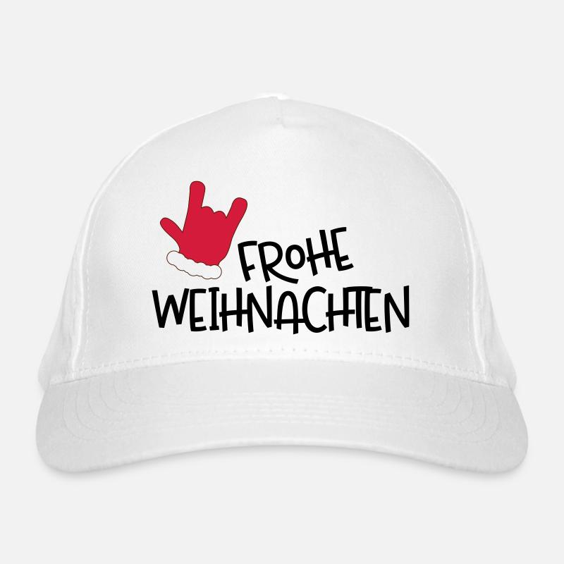 Merry Christmas Organic Baseball Cap