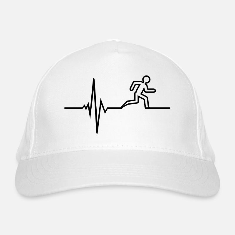 runner - Organic Baseball Cap - white