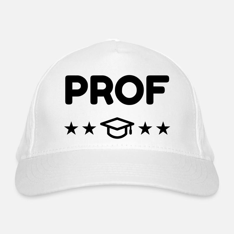 Ecole / Prof / Instit / Professeur / Maîtresse Casquette classique bio
