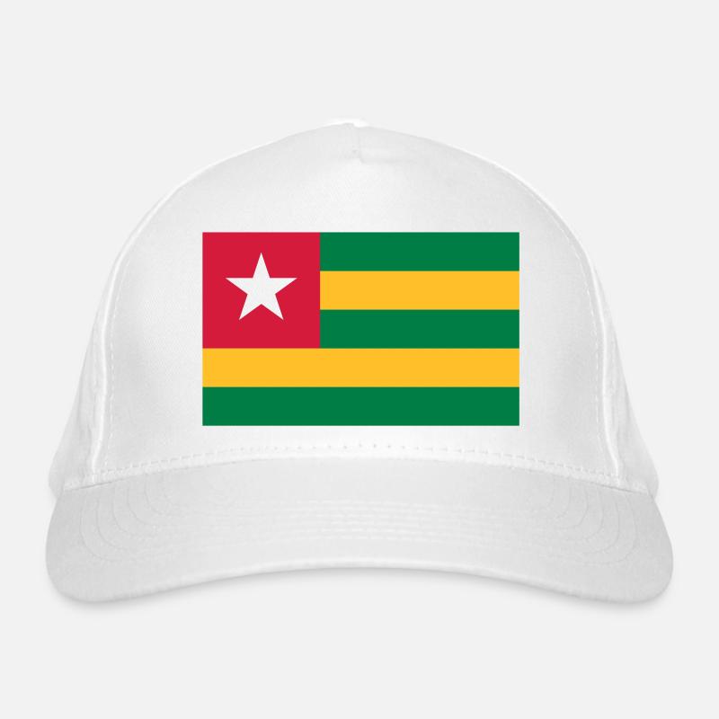 Togo Flag Organic Baseball Cap