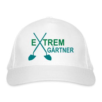 Gärtner - Bio-Baseballkappe - Weiß - Vorne