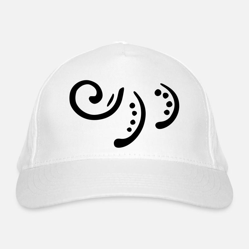 Schnörkel Bio-Baseballkappe