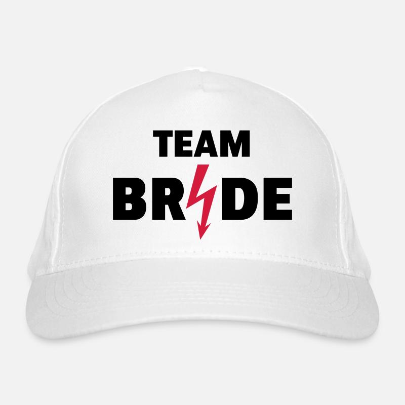 Team Bride Flash (Enterrement de vie de garçon de mariée Enterrement de vie de garçon / 2C POS) Casquette classique bio
