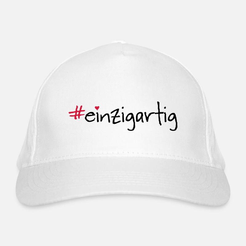 #einzigartig Bio-Baseballkappe