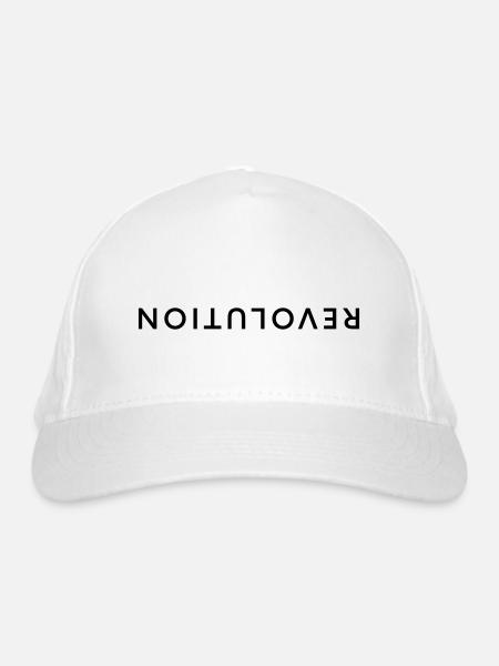 Révolution - Casquette classique bio - blanc - Devant