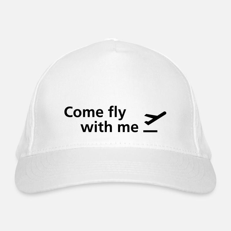 Come fly with me Organic Baseball Cap