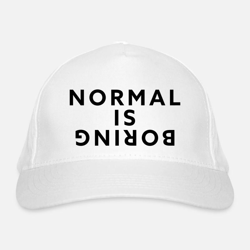 Normal, c’est ennuyeux Casquette classique bio