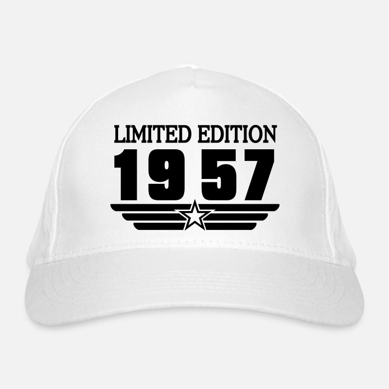 1957 Birthday Organic Baseball Cap