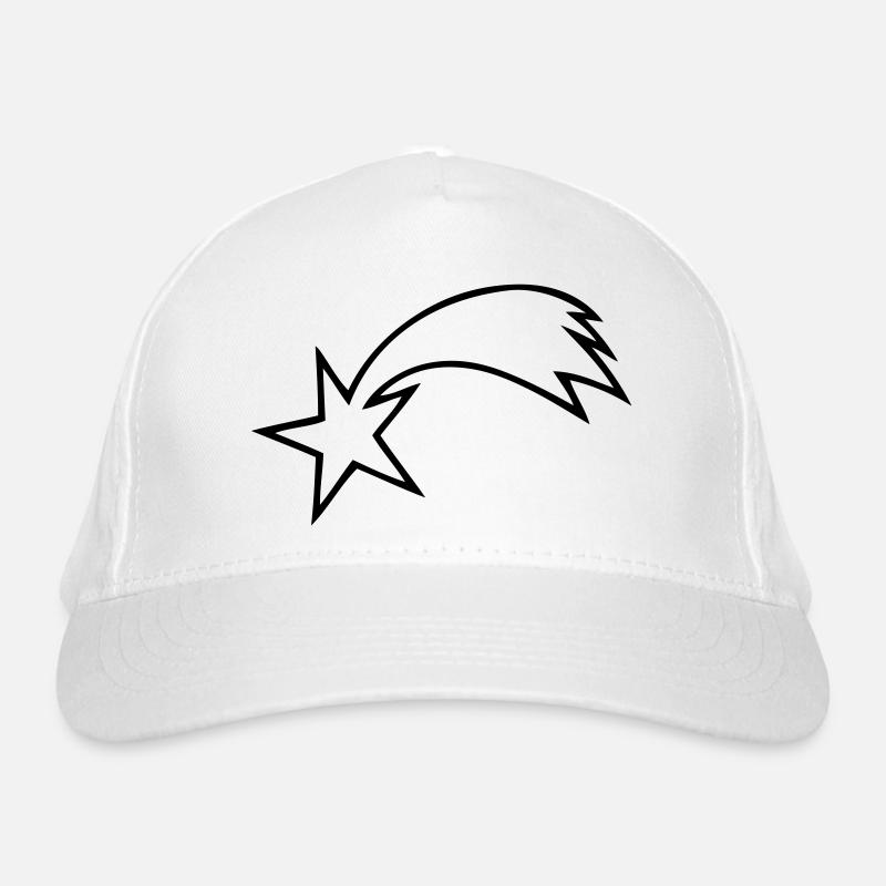 Sternschnuppe Bio-Baseballkappe