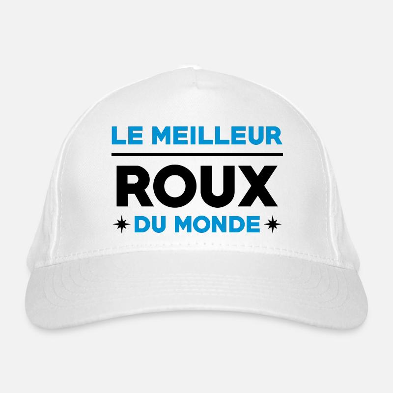 Roux / Rousse / Rousseur / Style / Mode / Rouquine Casquette classique bio