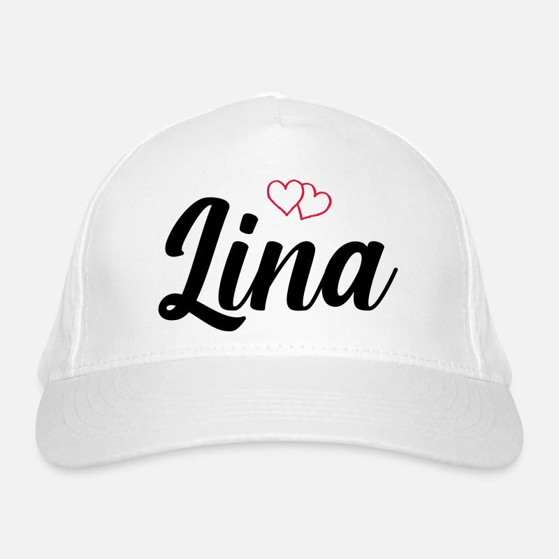 Lina Name Organic Baseball Cap