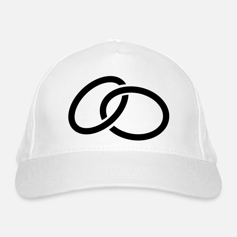 wedding_rings_f1 Bio-Baseballkappe