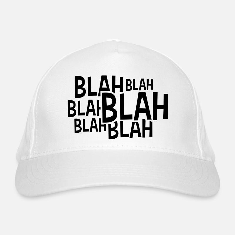 Comic Blah Spruch Bio-Baseballkappe