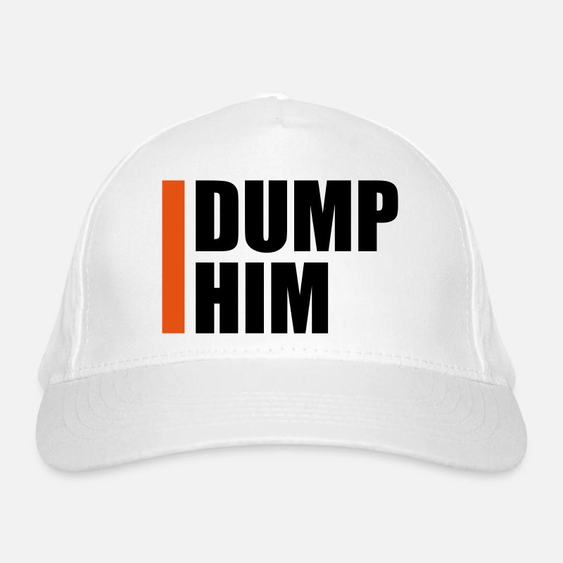 Dump Him Quote Logo Casquette classique bio