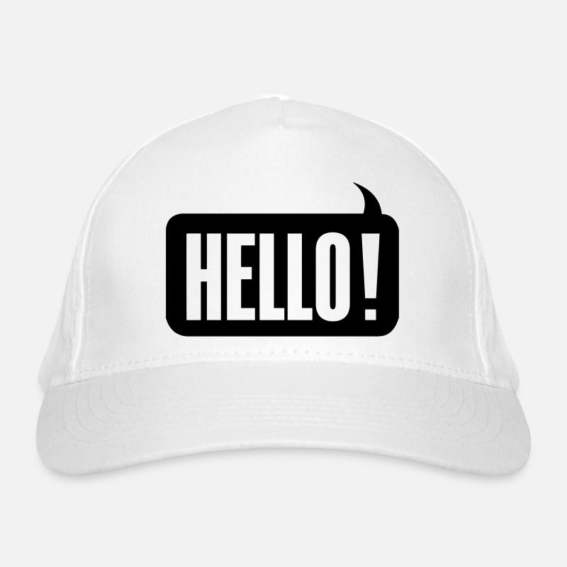 Hello! Bio-Baseballkappe