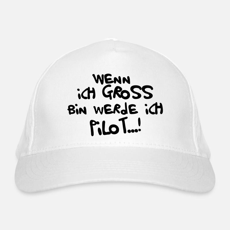 Ich werde Pilot Bio-Baseballkappe