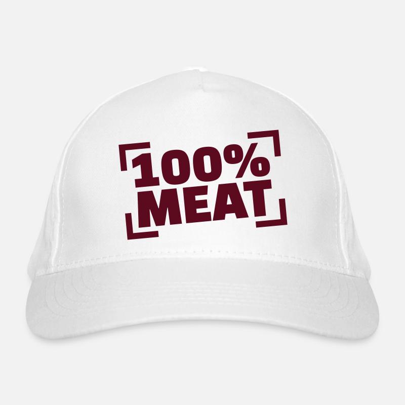 Fleisch Bio-Baseballkappe