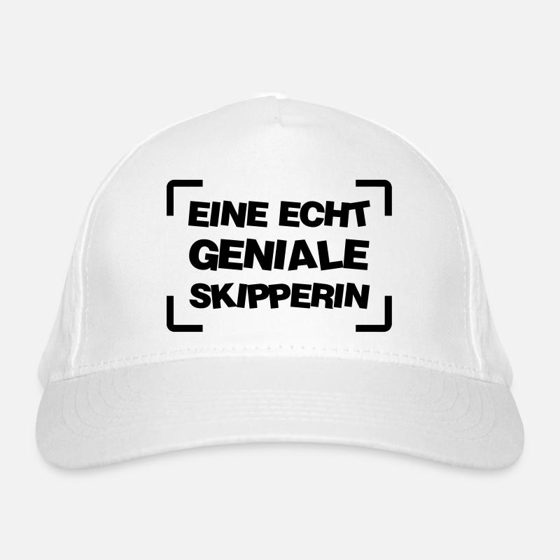 Skipper / Skipperin / Segeln / Windsurfen / Boot Bio-Baseballkappe