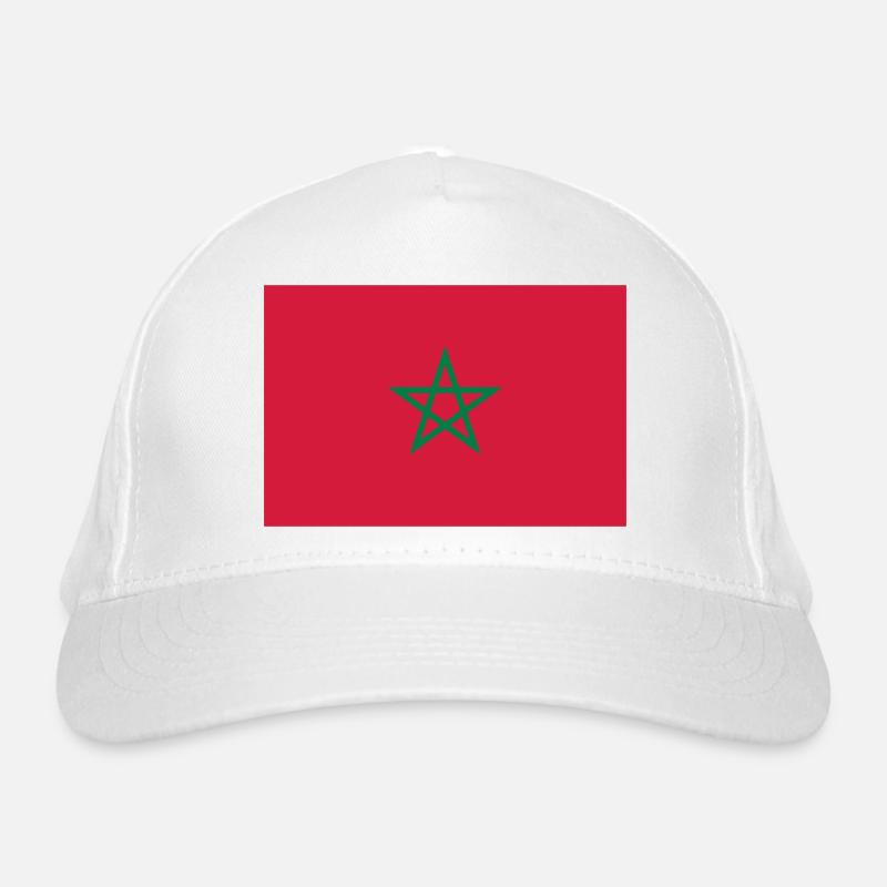 Drapeau Maroc / Moroccan flag Casquette classique bio