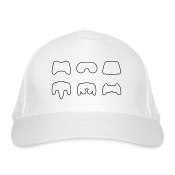Controller - Bio-Baseballkappe - Weiß - Vorne