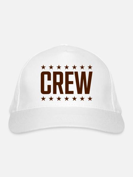 crew - Bio-Baseballkappe - Weiß