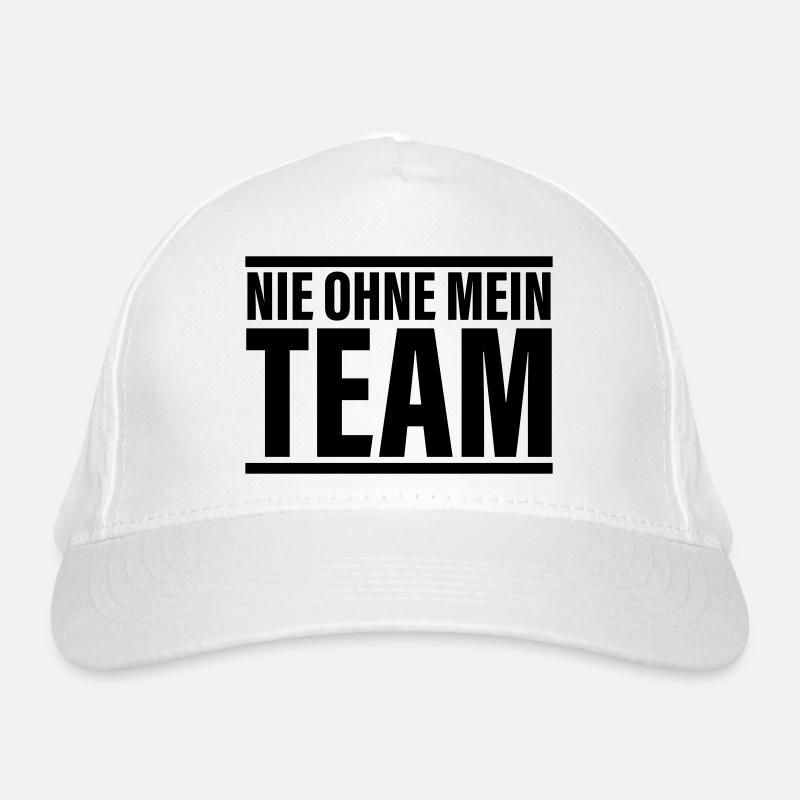 Team never Organic Baseball Cap