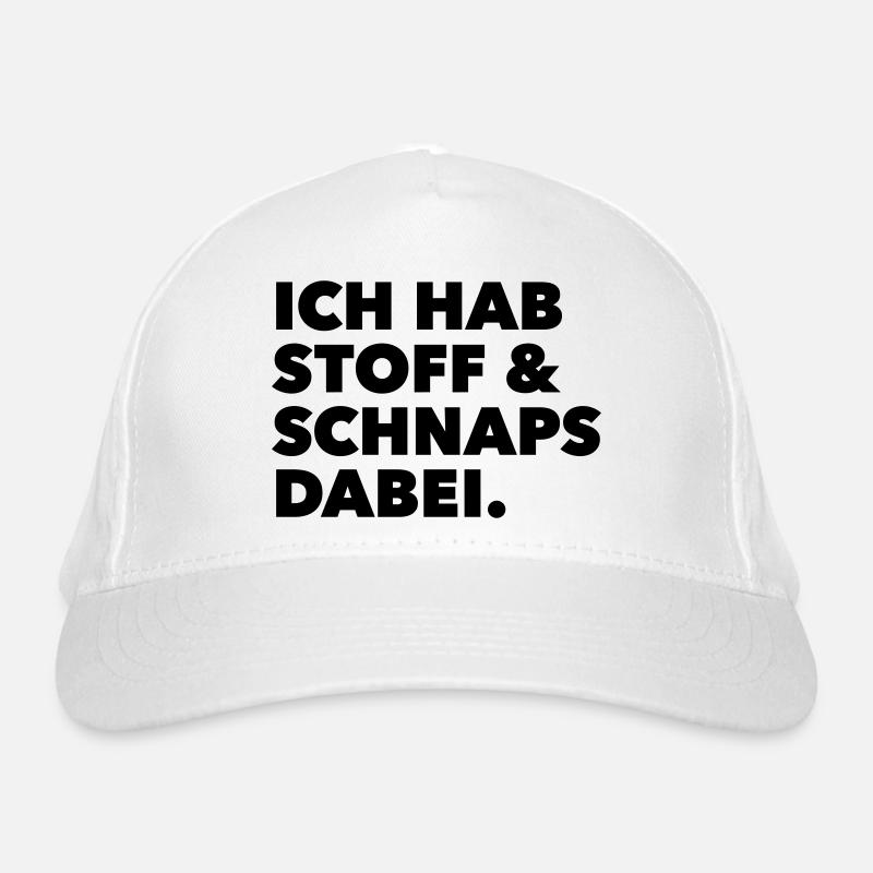 stoff & schnaps Bio-Baseballkappe