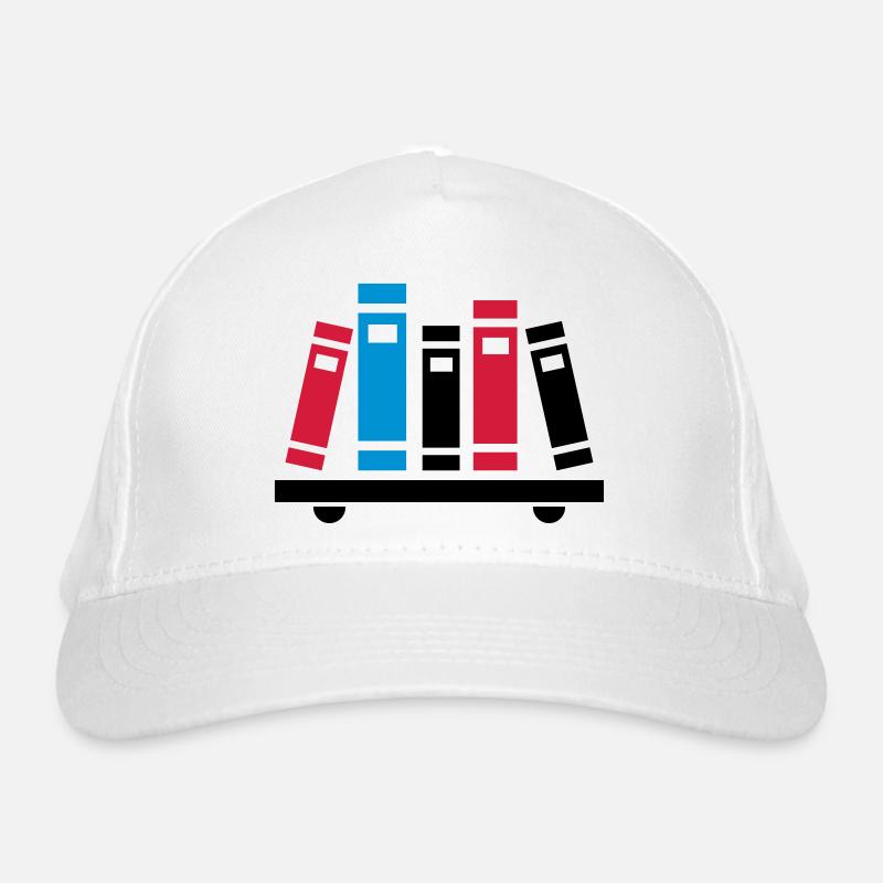 Books Organic Baseball Cap