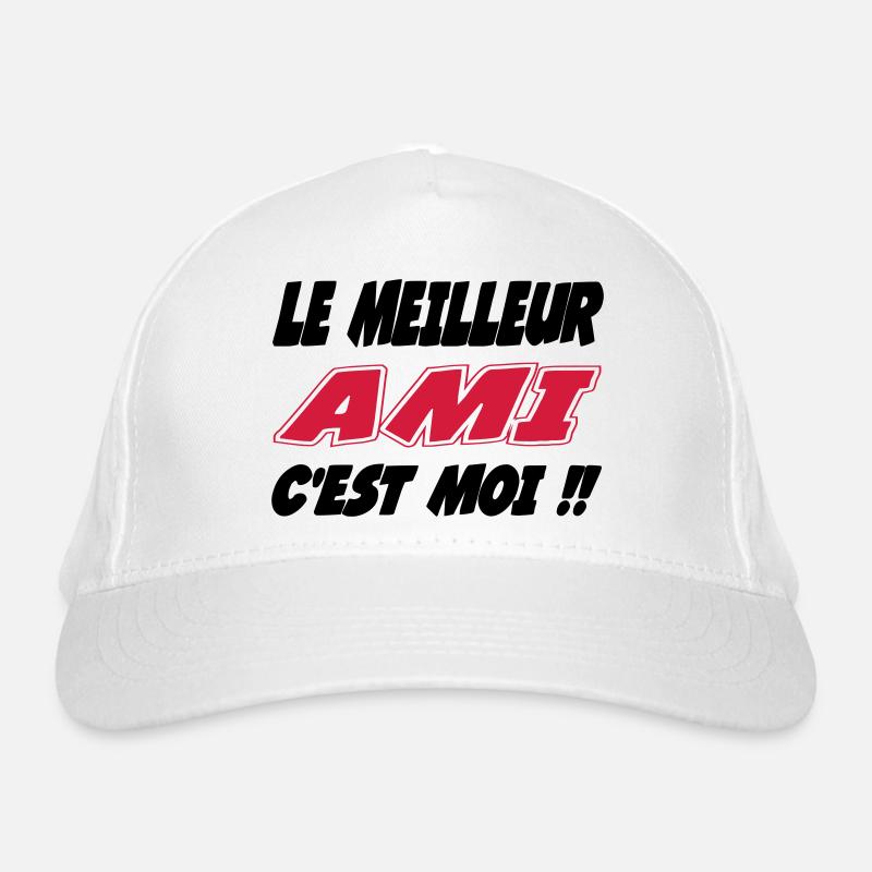 Le meilleur AMI c'est moi !! Casquette classique bio