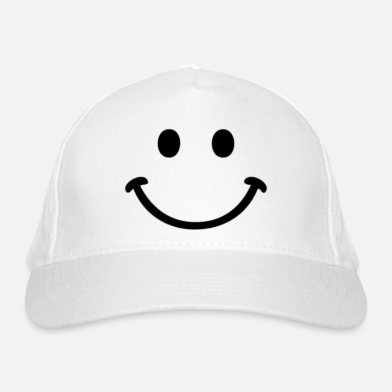 visage souriant Casquette classique bio