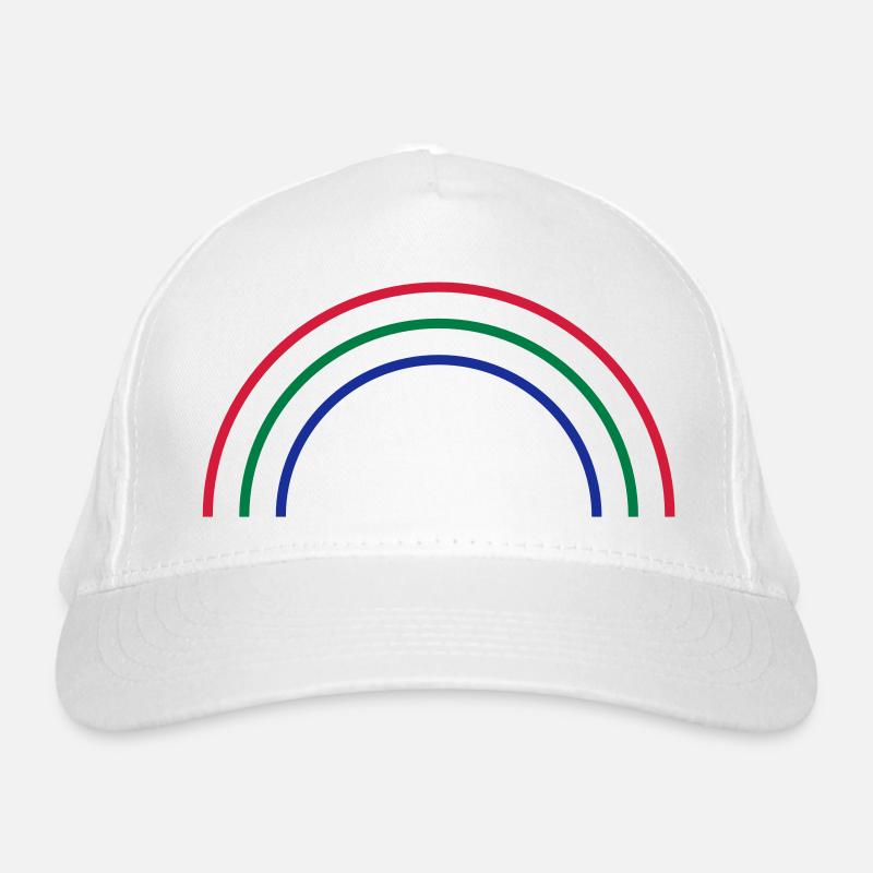 rainbow Bio-Baseballkappe