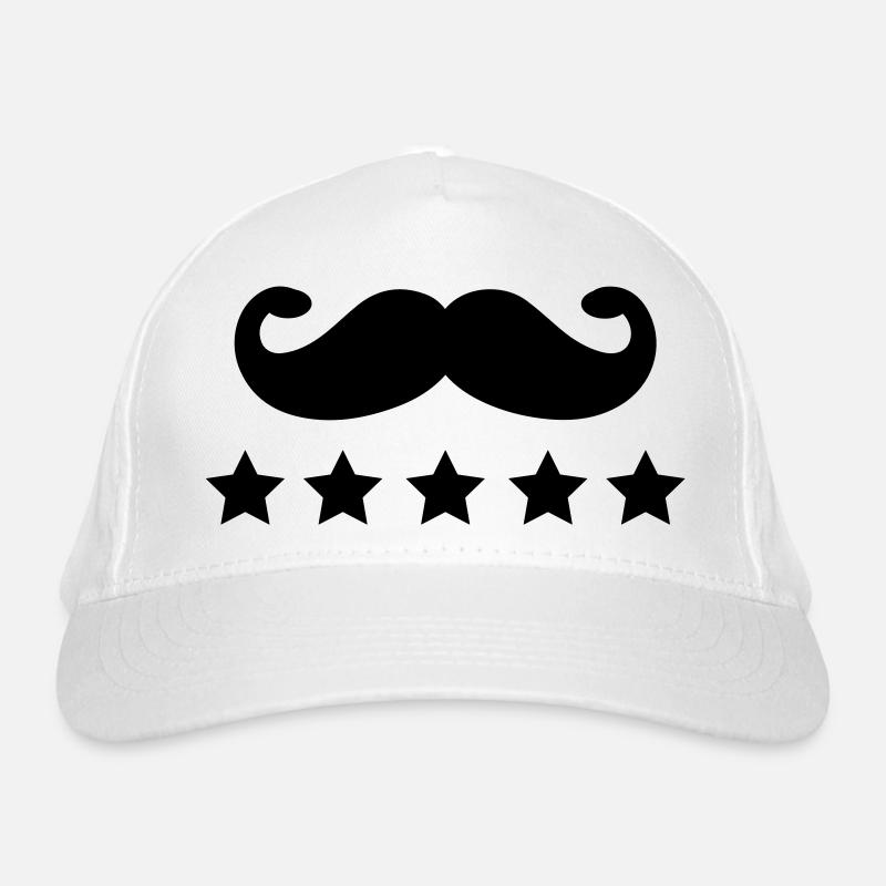 mustache Organic Baseball Cap