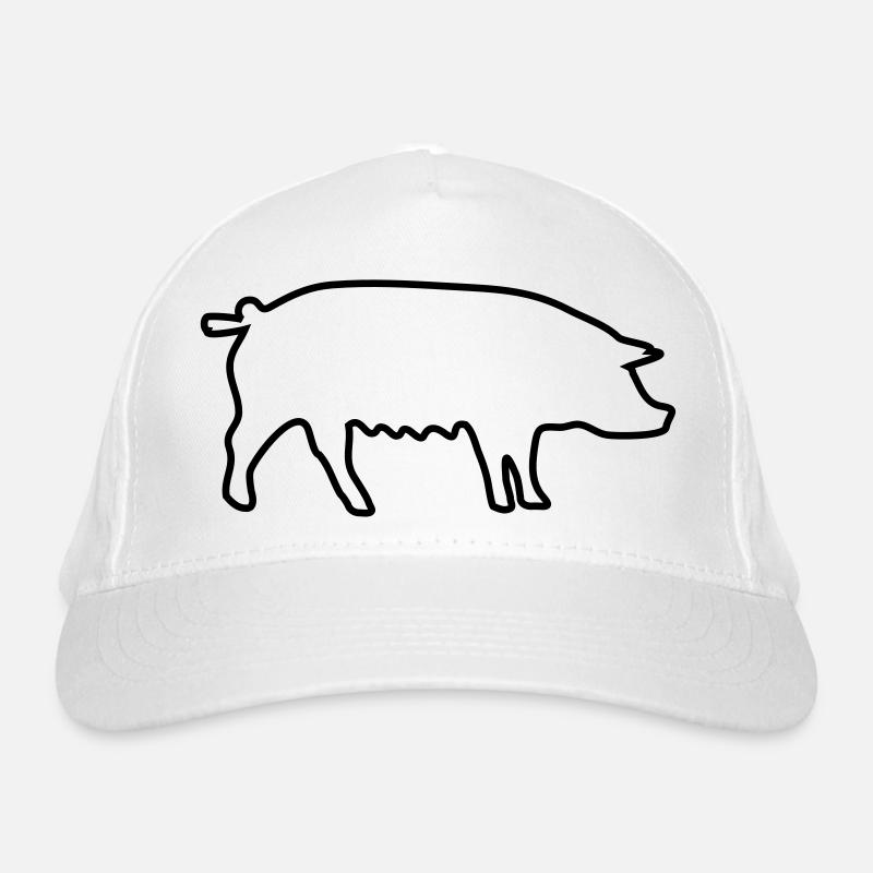cochon Casquette classique bio