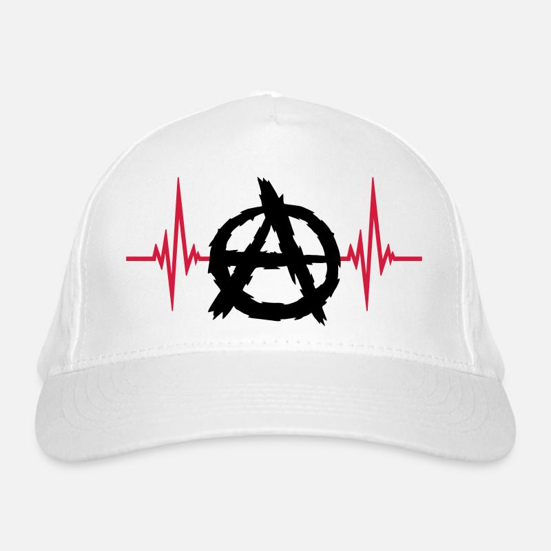 Logo de symbole d'anarchie d'impulsion Casquette classique bio