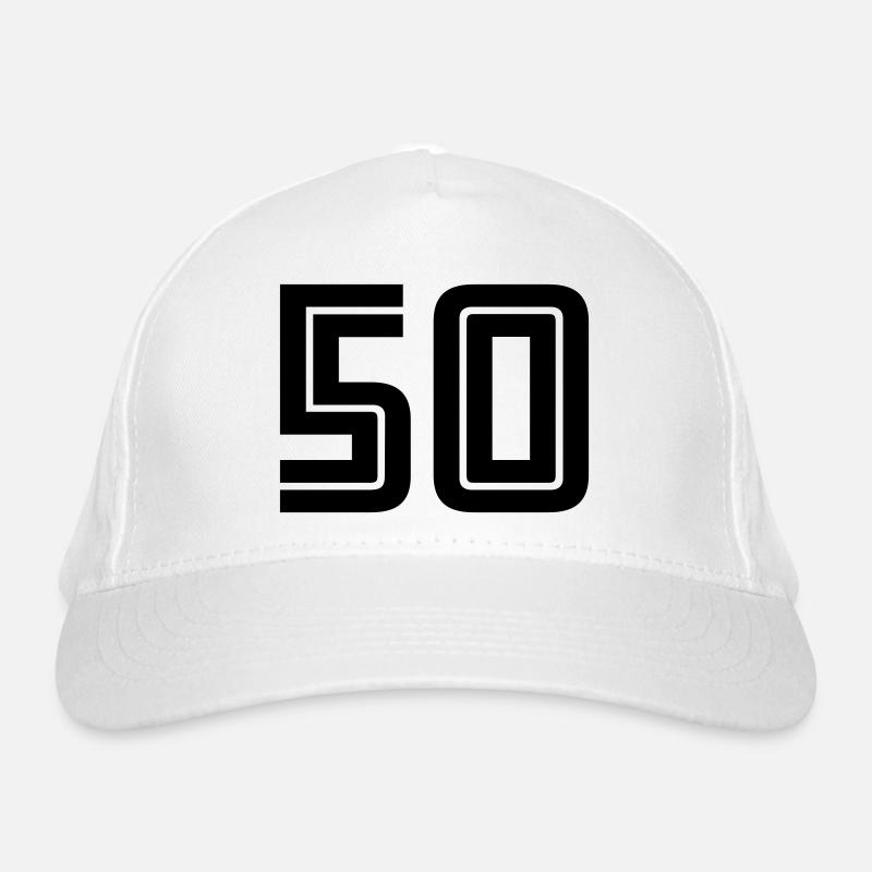 50 Bio-Baseballkappe