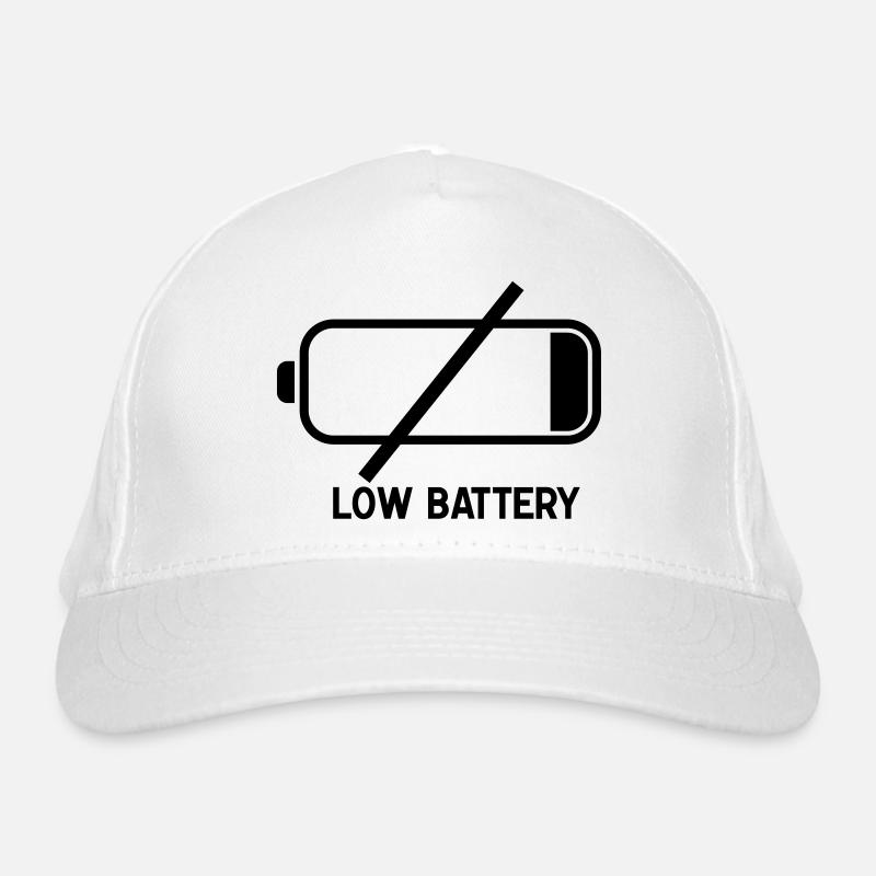 low_batteryf1 Bio-Baseballkappe